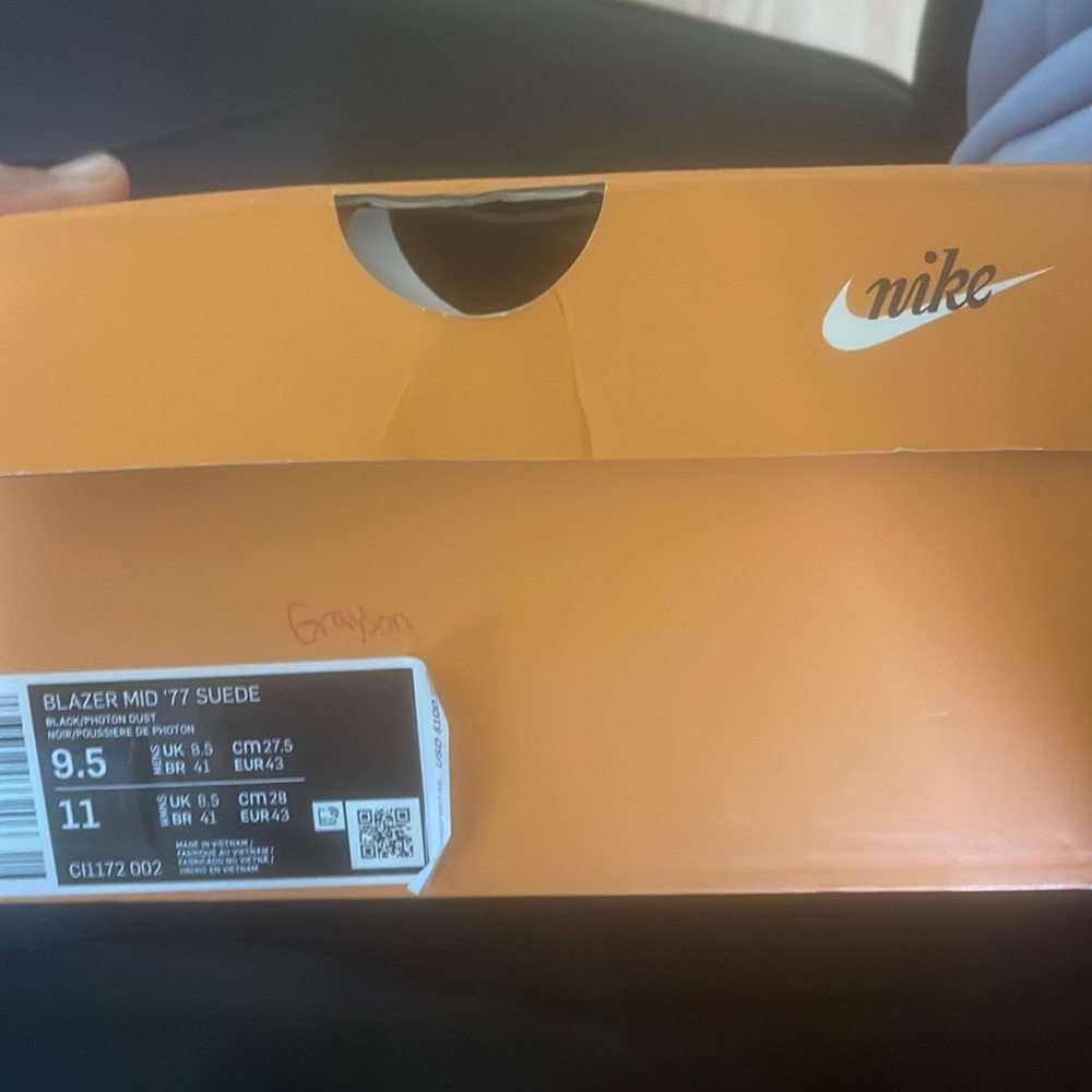 Nike blazer hi top suede